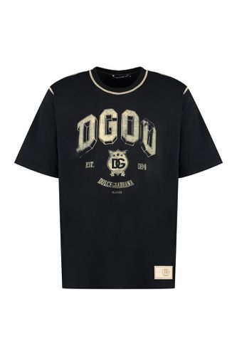 Dolce & Gabbana Logo Cotton T-shirt - Dolce & Gabbana - Modalova