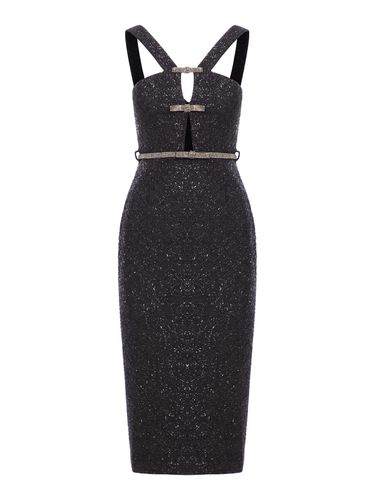 Tinsel Boucle Midi Dress - self-portrait - Modalova