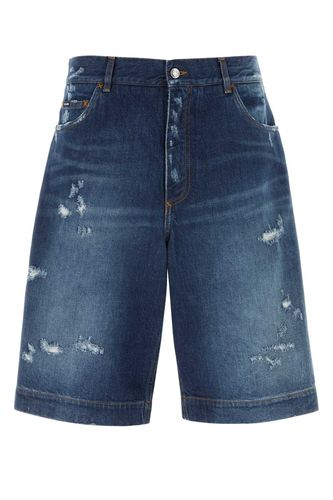 Denim Bermuda Shorts - Dolce & Gabbana - Modalova