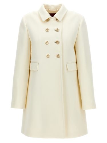 Gucci gg Double-breasted Coat - Gucci - Modalova