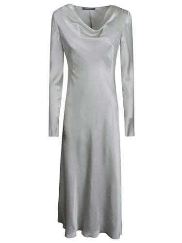 Boat Neck Long Dress - Alberta Ferretti - Modalova