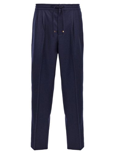 Pleated Tapered Leg Trousers - Brunello Cucinelli - Modalova