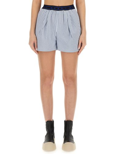 Bermuda Shorts With Stripe Pattern - Marni - Modalova