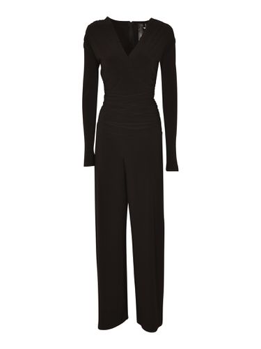 Rear Zip V-neck Bodysuit - Norma Kamali - Modalova