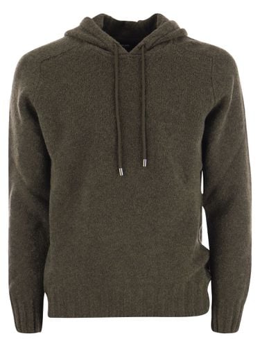 Tagliatore Wool Pullover With Hood - Tagliatore - Modalova