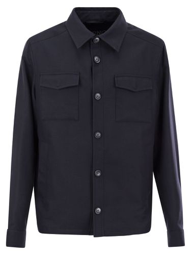 Herno Cotton Cashmere Shirt - Herno - Modalova