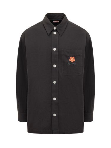 Oversized Boke Flower Crest Shirt - Kenzo - Modalova