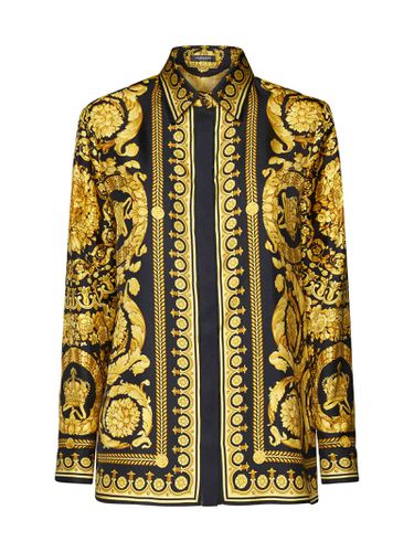 Versace Baroque Silk Shirt - Versace - Modalova
