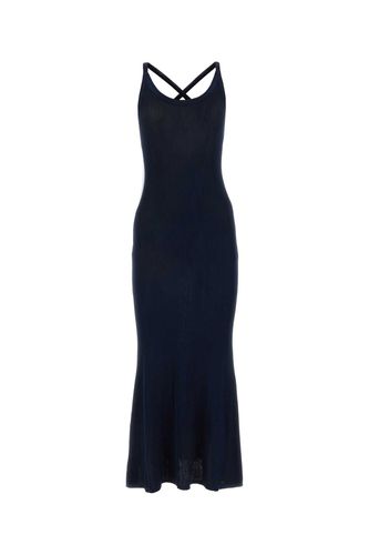 Prada Navy Blue Silk Blend Dress - Prada - Modalova