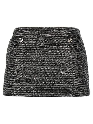 Gucci Lamé Tweed Skirt - Gucci - Modalova