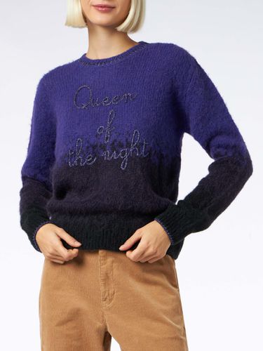 Woman Crewneck Soft Sweater With Queen Of The Night Embroidery - MC2 Saint Barth - Modalova