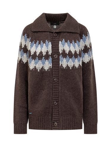 Brown Wool Sweet Winter Cardigan - Alanui - Modalova