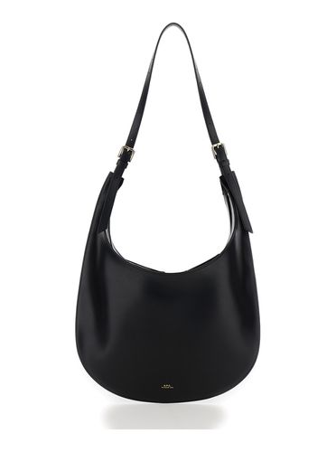 A. P.C. Black Leather Iris Shoulder Bag - A.P.C. - Modalova