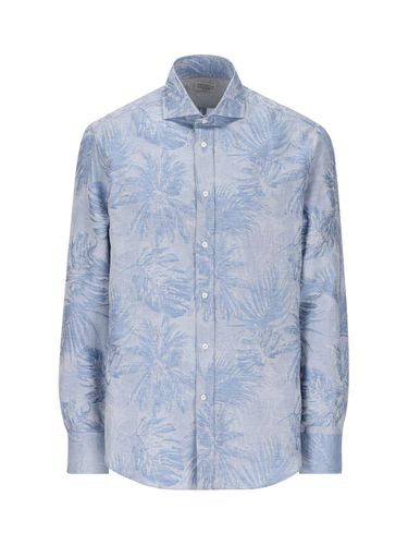 Jacquard Buttoned Shirt - Brunello Cucinelli - Modalova