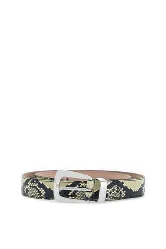 Khaite Python-printed Benny Belt - Khaite - Modalova