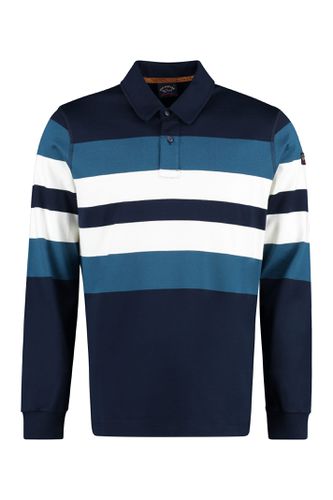 Striped Cotton Polo Shirt - Paul & Shark - Modalova