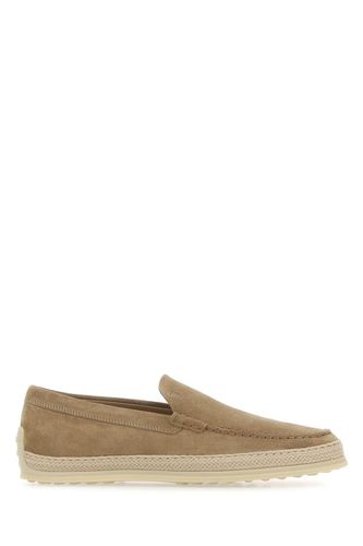 Tod's Beige Suede Loafers - Tod's - Modalova