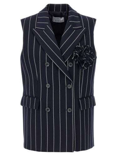 Double-breasted Pinstripe Vest - Giuseppe di Morabito - Modalova