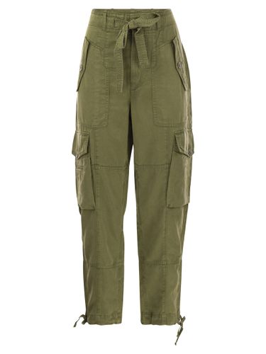 Linen Blend Twill Cargo Trousers - Polo Ralph Lauren - Modalova