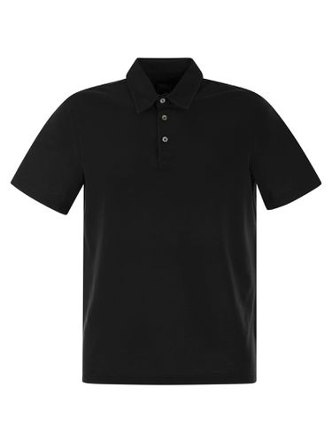 Short-sleeved Cotton Polo Shirt - Fedeli - Modalova