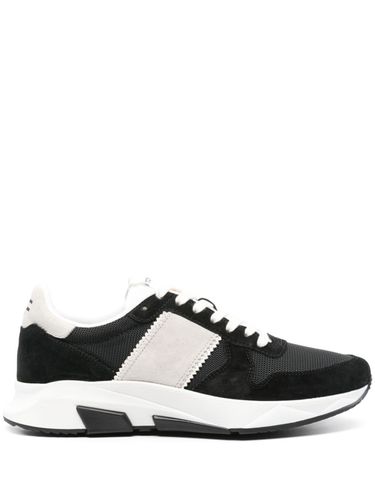 Suede And Technical Material Low Top Sneakers - Tom Ford - Modalova