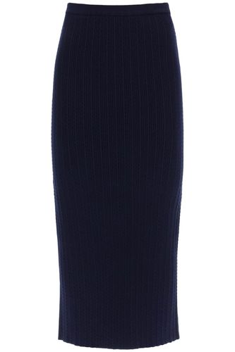 Knitted Pencil Skirt - Alessandra Rich - Modalova