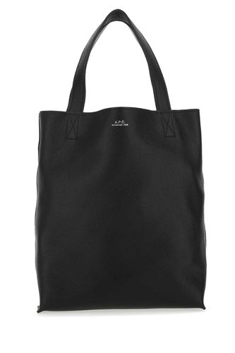 A. P.C. Black Leather Maiko Handbag - A.P.C. - Modalova