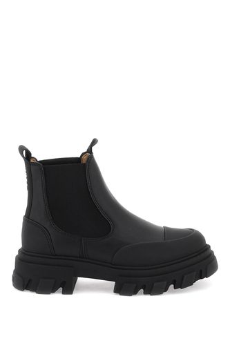 Cleated Low Chelsea Ankle Boots - Ganni - Modalova