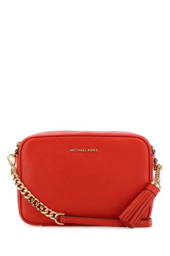 Coral Leather Medium Crossbody Bag - Michael Kors - Modalova