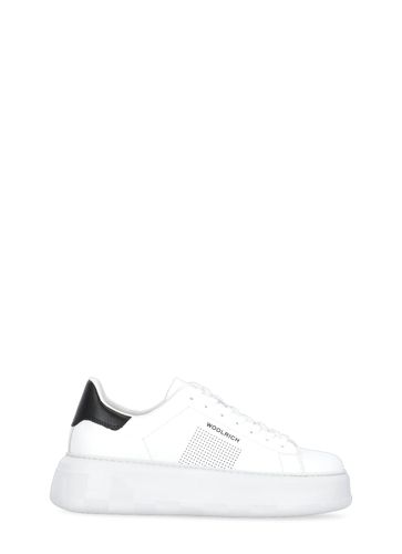 Chunky Court Leather Sneakers - Woolrich - Modalova