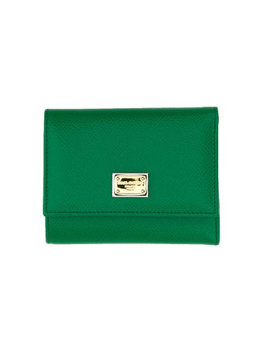 Small Leather Wallet - Dolce & Gabbana - Modalova