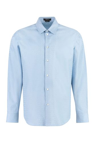 Versace Printed Cotton Shirt - Versace - Modalova