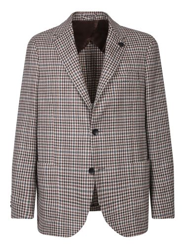 Red And Checkered Jacket - Lardini - Modalova