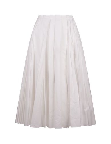 Organza Muslin Pleated Midi Skirt - Jil Sander - Modalova