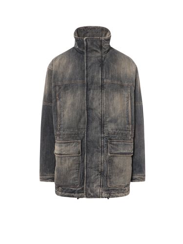 Balenciaga Denim Parka - Balenciaga - Modalova