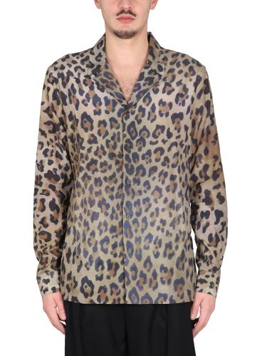 Leopard Printed Pyjama Shirt - Balmain - Modalova