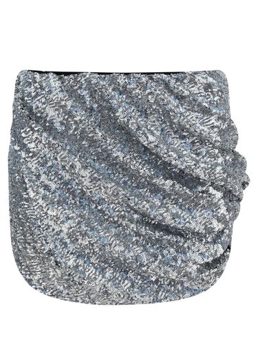 The Attico Silver Polyester Skirt - The Attico - Modalova