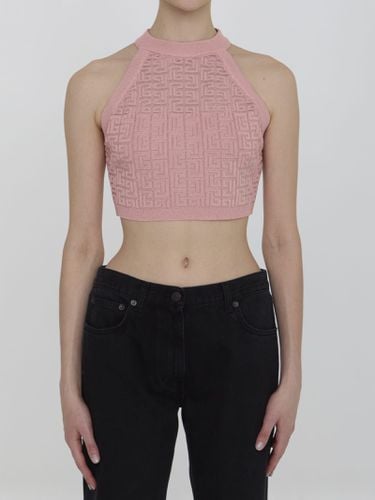 Balmain Pb Labyrinth Knit Top - Balmain - Modalova