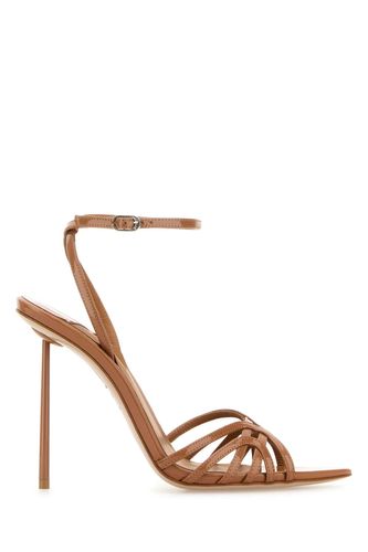 Camel Leather Bella Sandals - Le Silla - Modalova