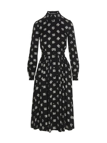 Dolce & Gabbana Logo Print Dress - Dolce & Gabbana - Modalova