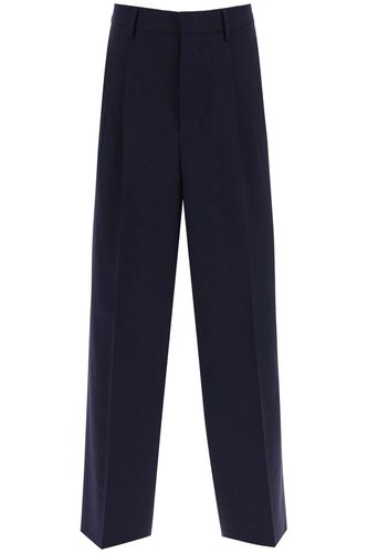 Loose Fit Pants With Straight Cut - Ami Alexandre Mattiussi - Modalova