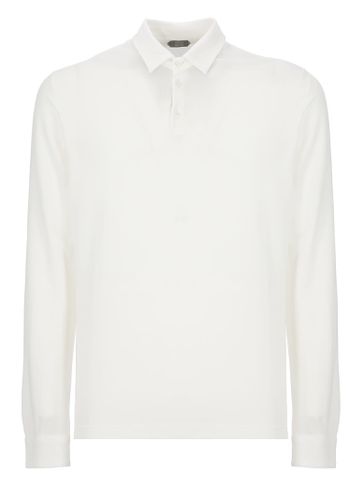 Zanone Cotton Polo Shirt - Zanone - Modalova