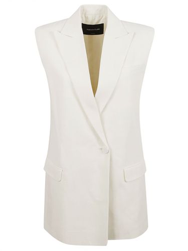 Cloth Double/breasted Sleeveless Blazer - Fabiana Filippi - Modalova