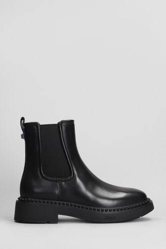 Madison Combat Boots In Leather - Ash - Modalova