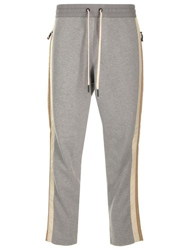 Cotton Fleece Sports Trousers - Moncler Grenoble - Modalova