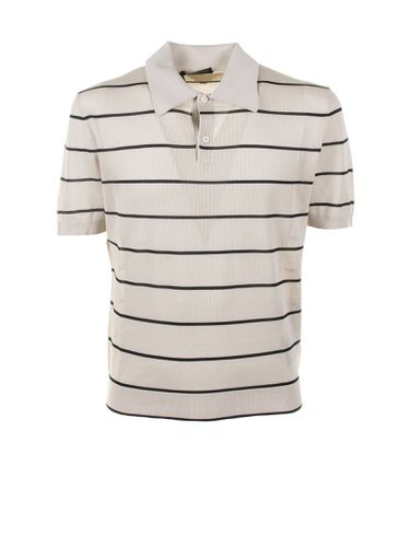 Prada Striped Polo Shirt - Prada - Modalova