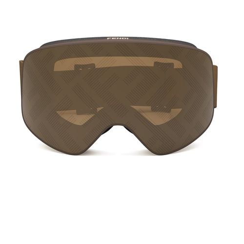 Fendi Fe40152u Fendi Ski Mask 48g Brown Sunglasses - Fendi Eyewear - Modalova