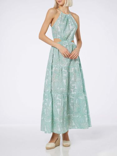 Woman Cut Out Long Dress Kaby With Paisley Print - MC2 Saint Barth - Modalova