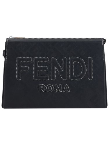 Fendi Ff Fabric Pouch - Fendi - Modalova