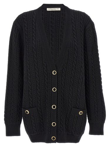 Alessandra Rich Cardigan In Wool - Alessandra Rich - Modalova